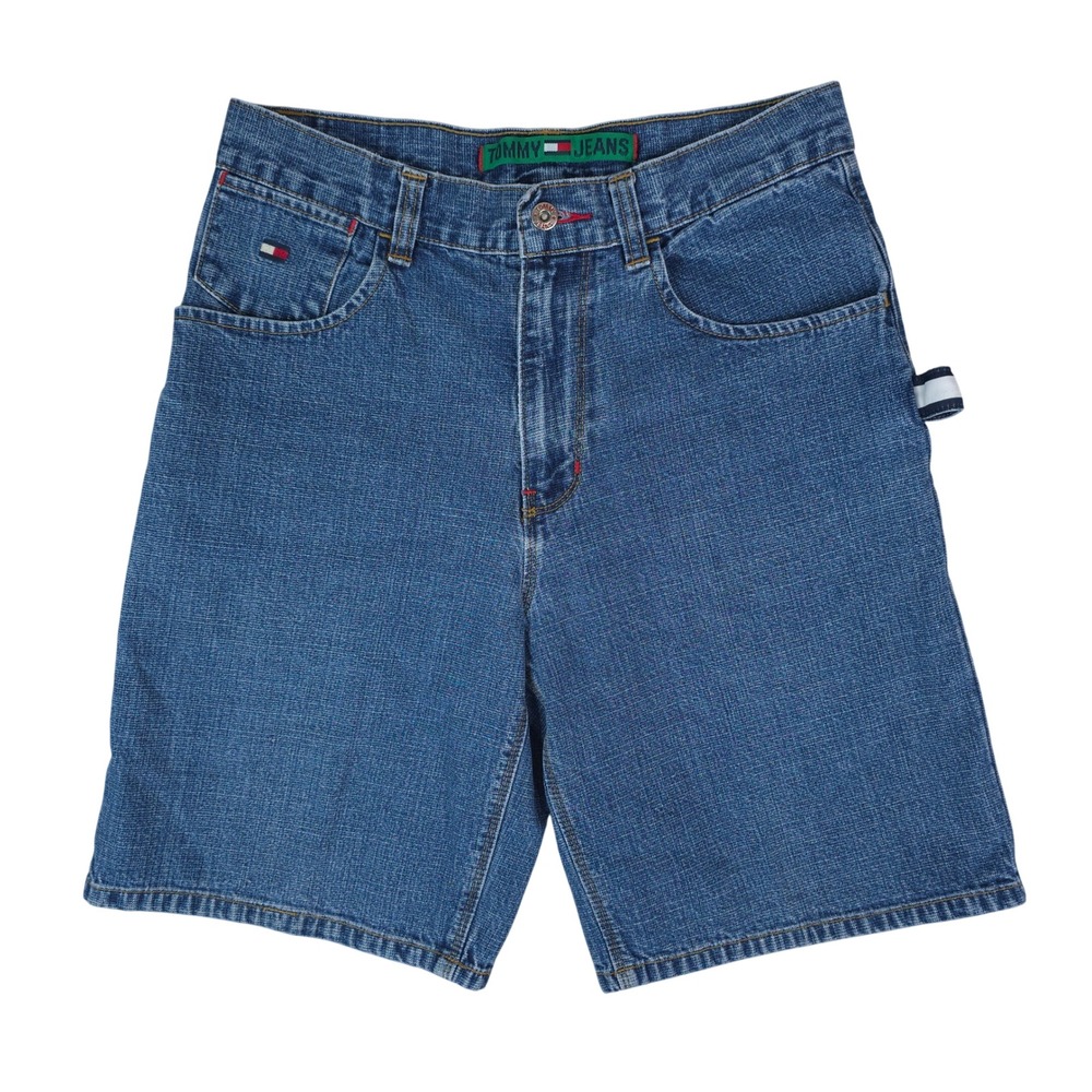 Tommy Hilfiger Jeans Carpenter Denim Utility Shorts Boys 16 Vintage Y2K‎ 2002
